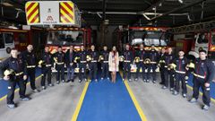 Lugo tiene�doce nuevos bomberos con plaza fija