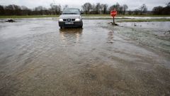 En Ponte de Outeiro (Castro de Rei) se notan los efectos de las lluvias recientes