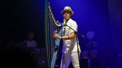 Roi Casal, en uno de sus conciertos.