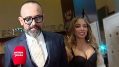 Risto Mejide y Grecia Castta, en la gala de las Antenas de Oro