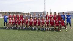 Plantilla del Berganti�os en el arranque de la pretemporada