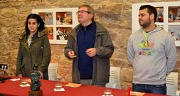 Eva Senande, Lu�s Giad�s y Juan Lista, ayer en una nueva sesi�n de Ponte Ben!.