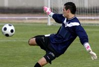 Diego Penas, en su etapa en el Club Lemos, en el que jug� antes de fichar por el Compostela.