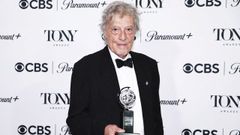 Tom Stoppard, premiado en los Tony Awards en Nueva York en el 2023.