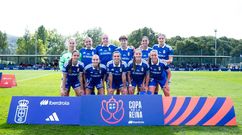 Alineaci�n del Real Oviedo femenino en el derbi de la Copa de la Reina