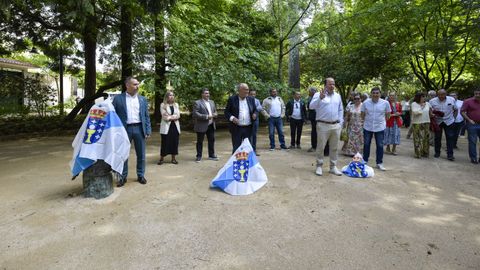 Inauguraci�n de la rehabilitaci�n del parque jard�n y la carballeira de Caldas de Reis