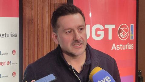 El secretario general de UGT Asturias, Javier Fernndez Lanero