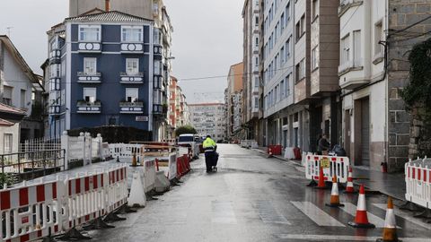 Obras en la avenida de Portugal.