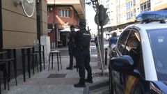 Una patrulla se traslad hasta la cervecera La Esquina tras la pelea