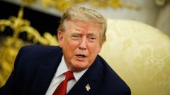 El presidente de Estados Unidos, Donald Trump.