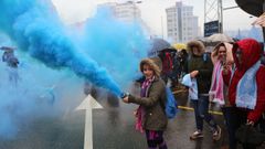 El recibimiento al Celta, en im�genes