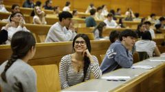 Comienzo de la PAU en la Facultade de Filolox�a en la UDC