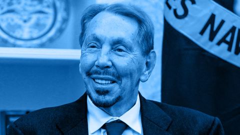  Larry Ellison en la Casa Blanca el 3 de febrero del 2025