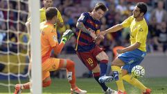 La jugada en la que se lesiona Messi