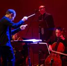 Juli�n Hern�ndez, en el Auditorio, durante el Via Stellae. 