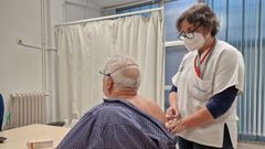 Foto de archivo de la vacunaci�n contra el herpes z�ster.