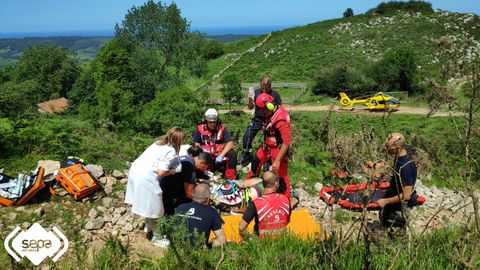 Accidente de quad en Ribadedeva