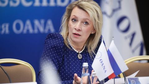 Maria Zajarova, portavoz del Ministerio de Exteriores ruso