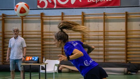 Tania Rodr�guez, del Nore�a Teqball