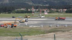 Imagen de archivo de las obras en la pista de Peinador