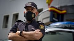 El inspector �lvarez de Cascos dirige el servicio de radiopatrullas de A Coru�a