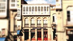 Imagen de la casa en la �poca en la que a�n funcionaba la ferreter�a