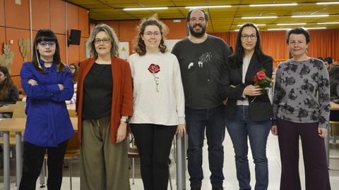 O grupo de docentes implicados na celebración