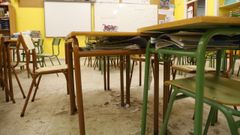 Ya hubo quejas de padres por la suciedad en las aulas de algunos colegios