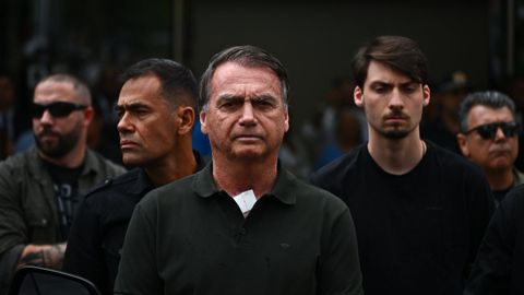 El expresidente Jair Bolsonaro