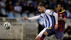 Seferovic, en un Real Sociedad-Barcelona