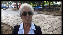 Carmen Sen�n, vecina de la Ciudad Vieja