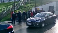 Los funcionarios de Teixeiro protestan en la Torre