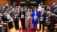 A Universidade de Santiago homenaxeu este martes a Bego�a Caama�o