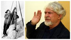 Galaxia Gutenberg | Raquel P. Vieco.Stanislav Yeg�rovich Bi�likov, pesando a una osa. A la derecha, retrato de Vitali Shentalinski.