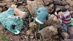 Algunos de los voluntarios que participaron en la limpieza este pasado fin de semana