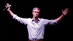 En la imagen, Beto O'Rourke