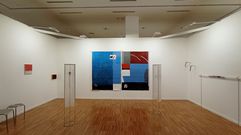 Obras de Andrs Rivas y Andrea Davila, propuestas por la Galera Nboa, de Lugo, en la feria Artesantander