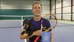 Gonzalo Iglesias, tenista lucense y n�mero 1 del ranking mundial ITF +60.