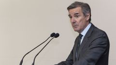 El presidente de la CNMV, Carlos San Basilio, en una reciente intervencin