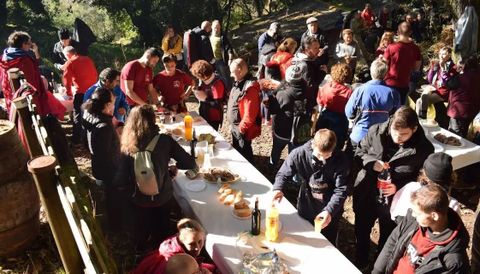 Andaina de Magosto en Sande, Cartelle