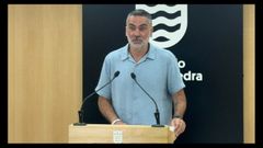Presentaci�n do concelleiro Demetrio G�mez do prazo de propostas para Noites Abertas