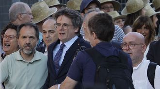 El expresidente cataln Carles Puigdemont, en Barcelona 8 de agosto del 2024