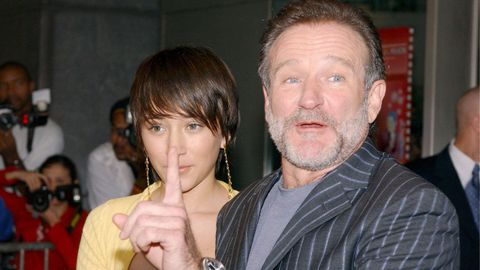 Robin Williams y su hija Zelda, en una fotografía de archivo
