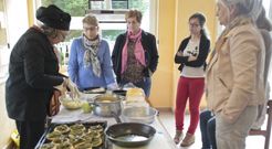 La cocinera Laura Emanuele imparti� un curso intensivo en el Recreo Cultural de A Estrada. 