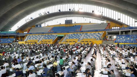 Primera jornada de la prueba de la EBAU en Asturias,