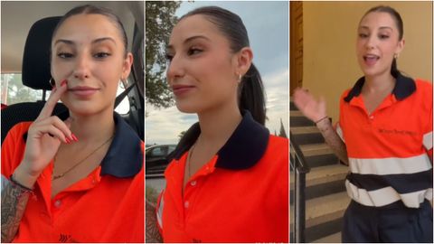 Tamara, la barrendera de Castelln que defiende su oficio en TikTok