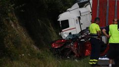 Una persona fallece en un accidente en la LU-530 que conecta Lugo y A Fonsagrada