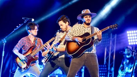 Morat durante un concierto en Vigo.