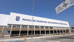 Nueva rotulacin del Pavilln Municipal dos Deportes de Pontevedra