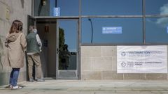 Imagen de archivo de la campaa de vacunacin en el hospital de Barbanza